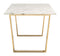 Atlas Dining Table White & Gold