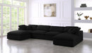 Serene 6 Piece Linen Deluxe Modular Overstuffed Sectional