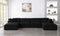 Serene 6 Piece Linen Deluxe Modular Overstuffed Sectional