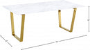 Cameron Gold Dining Table