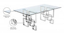 Alexis Chrome Dining Table