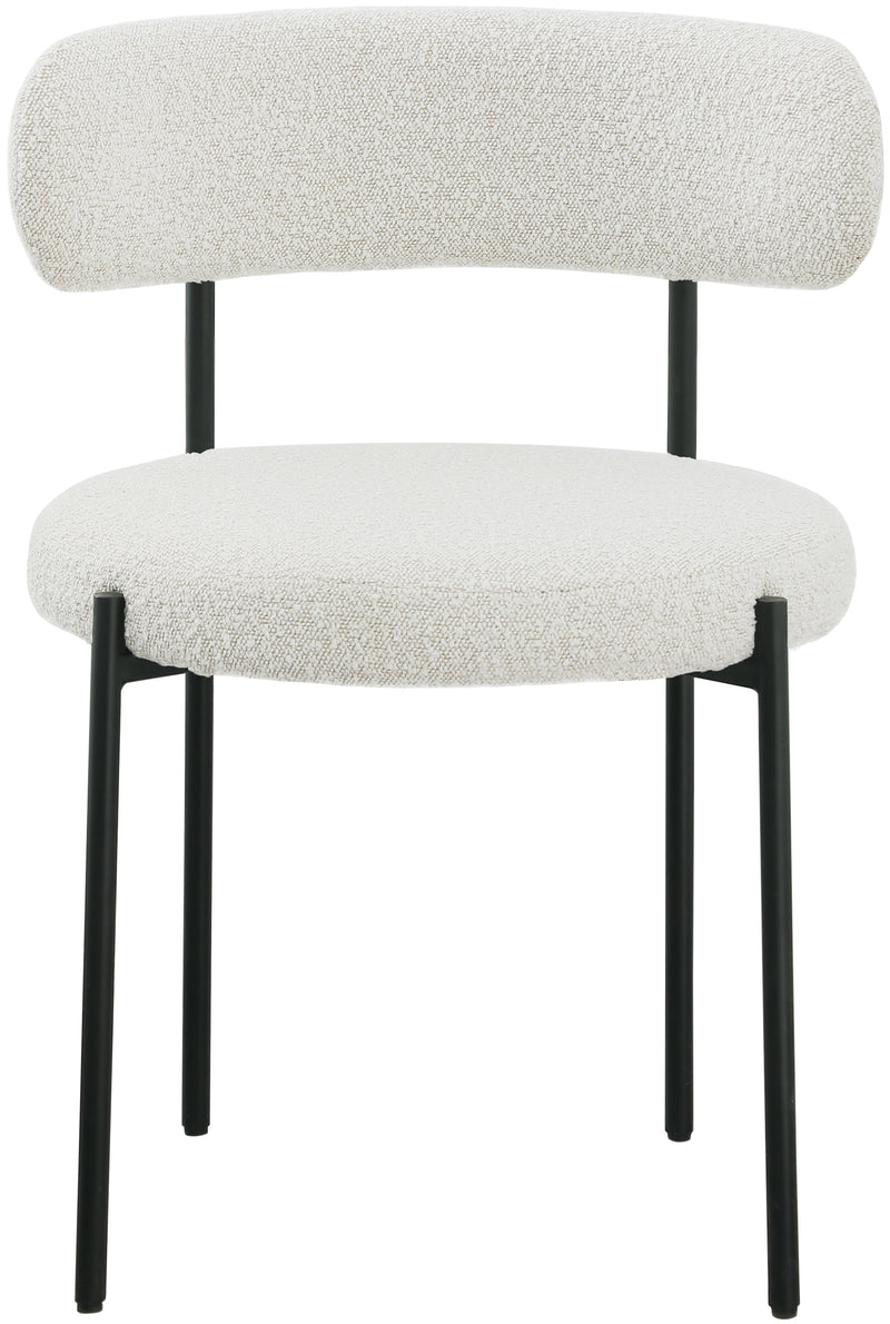 Beacon Boucle Fabric Dining Chair