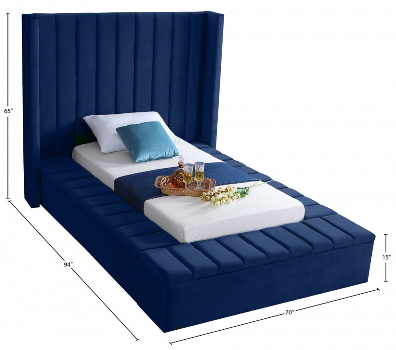 Kiki Velvet Bed