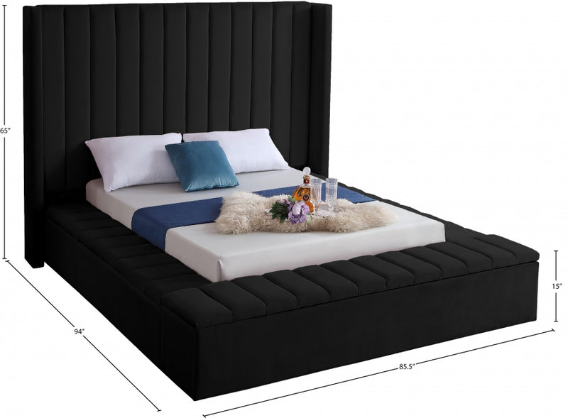 Kiki Velvet Bed