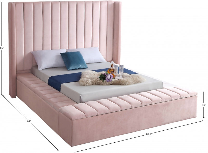 Kiki Velvet Bed