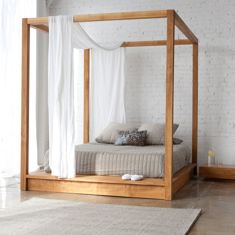 Mash Studio Teak Canopy Bed