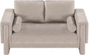 Madeline Chenille Fabric Loveseat