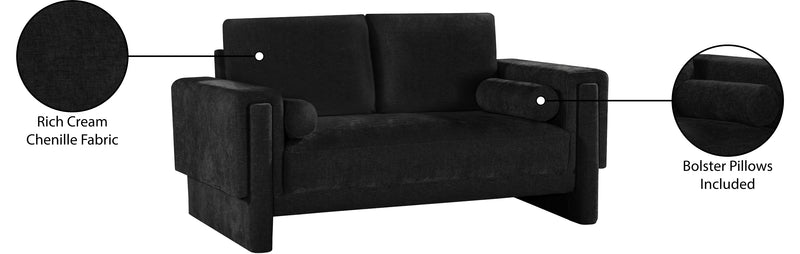 Madeline Chenille Fabric Loveseat