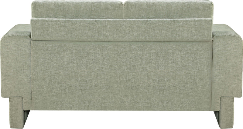 Madeline Chenille Fabric Loveseat