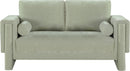 Madeline Chenille Fabric Loveseat