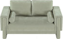 Madeline Chenille Fabric Loveseat