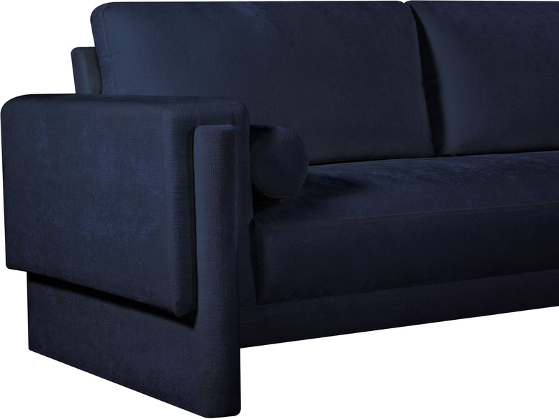 Madeline Chenille Fabric Loveseat