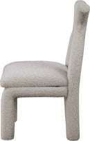 Xena Boucle Fabric Accent Chair / Dining Chair