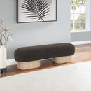 Robertson Boucle Fabric Bench