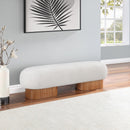 Robertson Boucle Fabric Bench