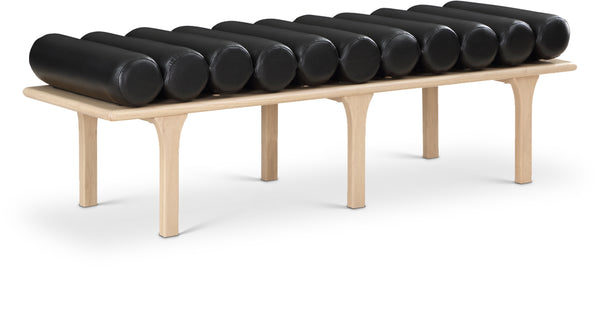 Landon Faux Leather Bench