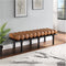 Landon Faux Leather Bench