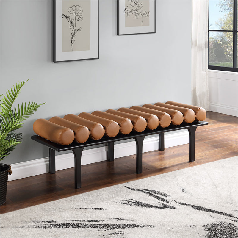 Landon Faux Leather Bench