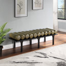 Landon Faux Leather Bench