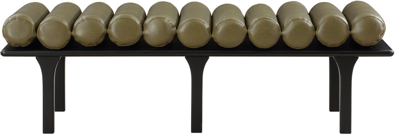 Landon Faux Leather Bench