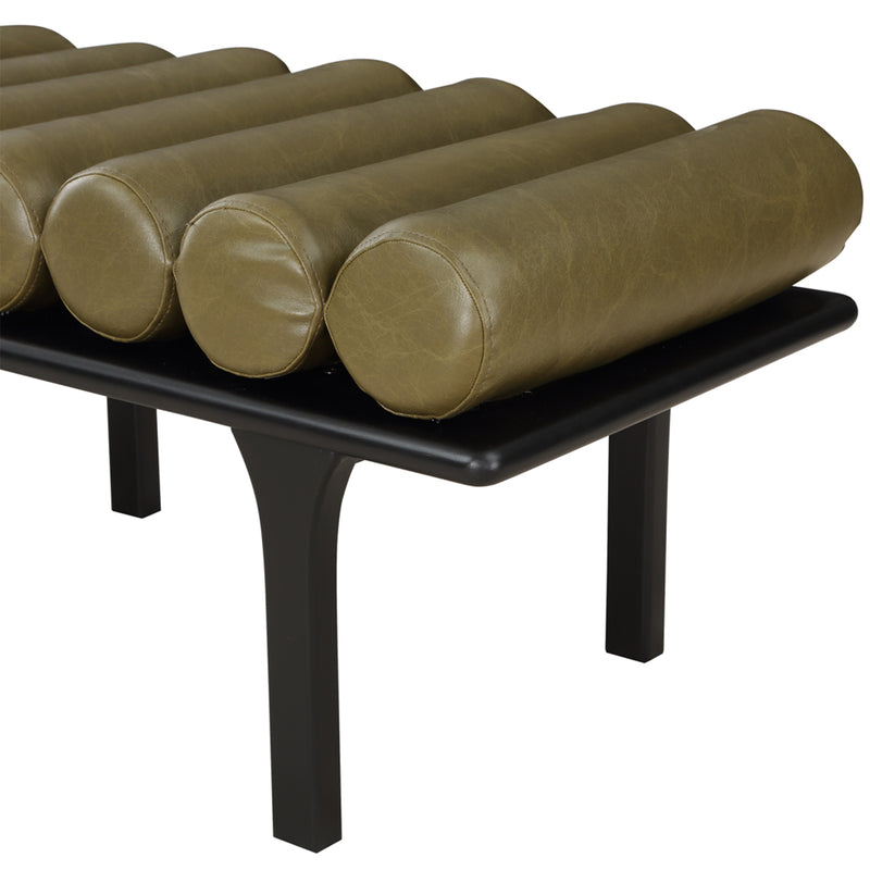 Landon Faux Leather Bench