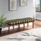 Landon Faux Leather Bench