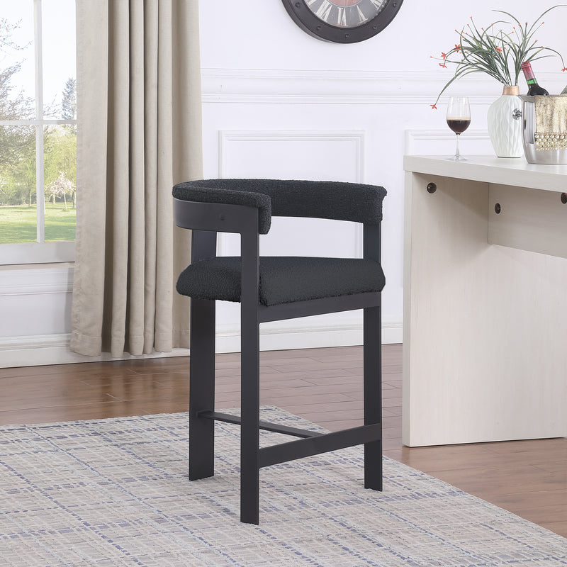 Romeo Boucle Fabric Bar / Counter Stools