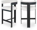 Romeo Boucle Fabric Bar / Counter Stools