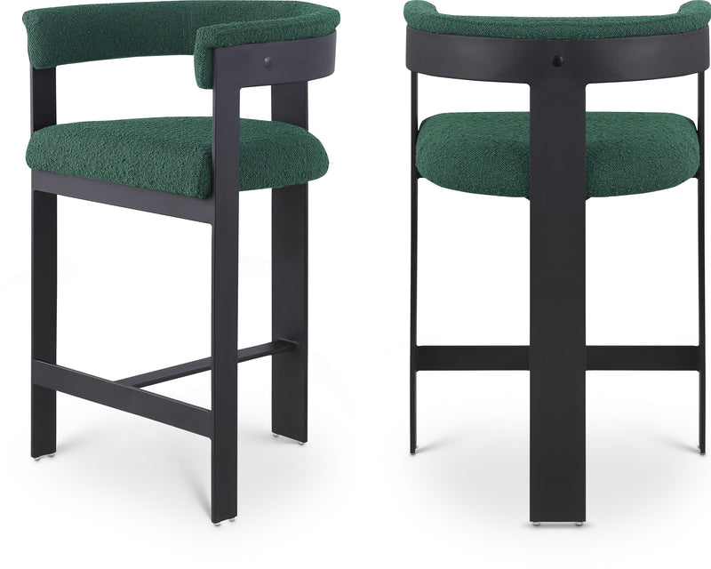 Romeo Boucle Fabric Bar / Counter Stools