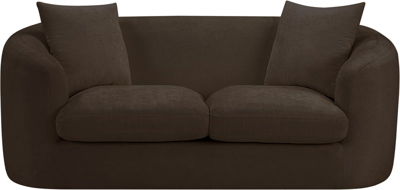 Penelope Chenille Fabric Upholstered Loveseat