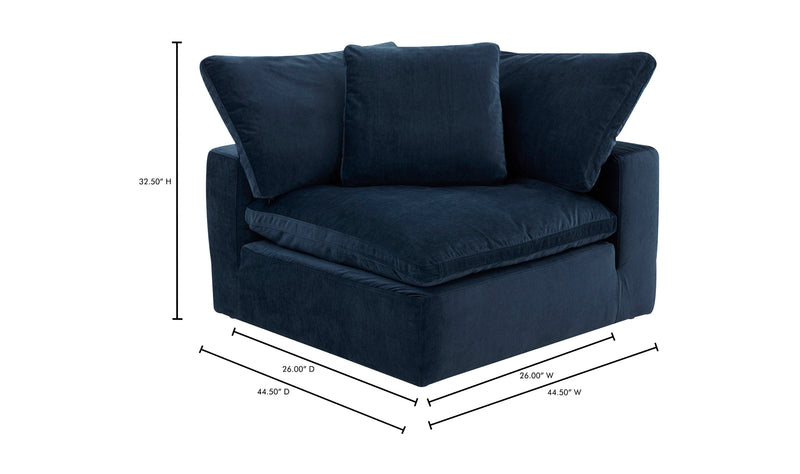 Cloud Luxe Corner Chair Performance Fabric