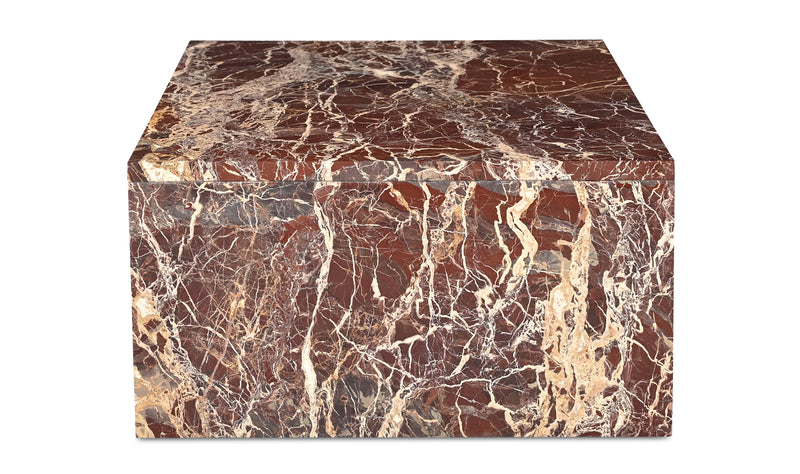 Rosa Coffee Table Rosso Levanto Marble