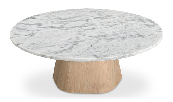 Evelyn Coffee Table Ashen Grey Matrix Marble