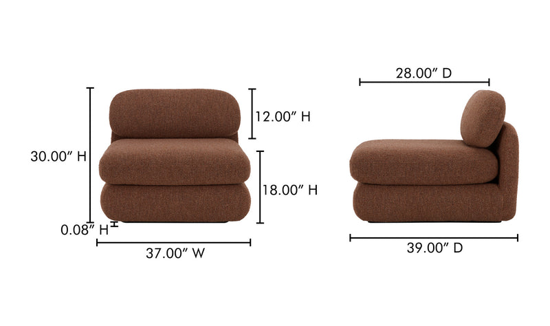 Scout Lounge Chair Toffee