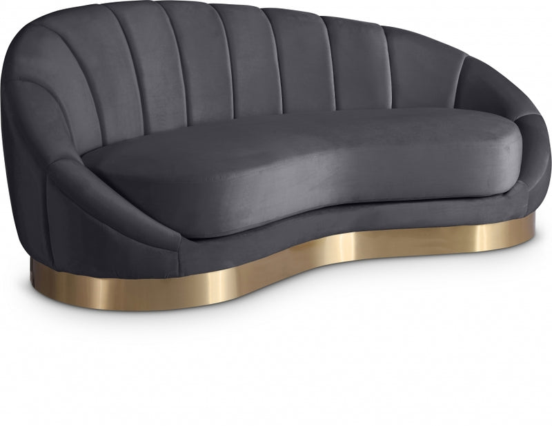 Shelly Velvet Chaise