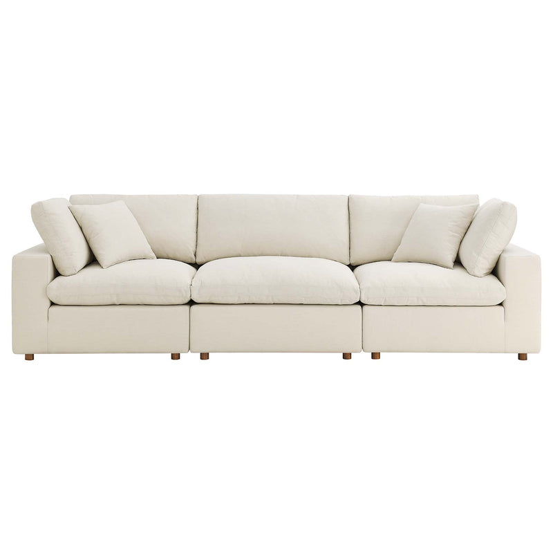 Cloud Down Filled  3 Piece Modular Sofa