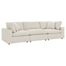 Cloud Down Filled  3 Piece Modular Sofa