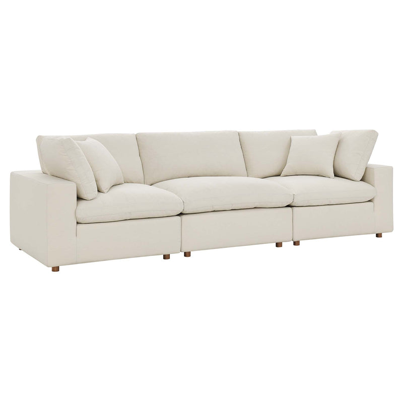 Cloud Down Filled  3 Piece Modular Sofa