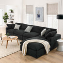 Cloud Down Filled 5 pcs Modular Sectional