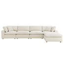 Cloud Down Filled 5 pcs Modular Sectional