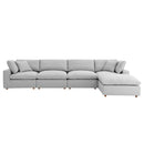 Cloud Down Filled 5 pcs Modular Sectional