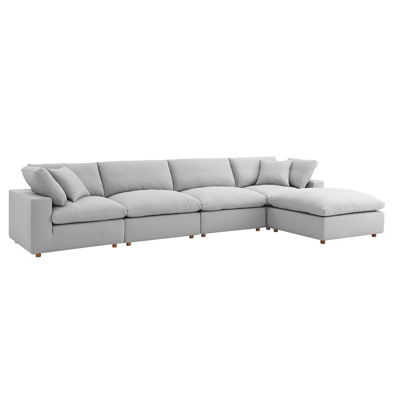 Cloud Down Filled 5 pcs Modular Sectional