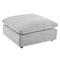 Commix Down Filled Overstuffed Performance Velvet Ottoman