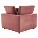 Commix Down Filled Overstuffed Performance Velvet Loveseat