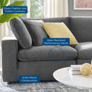 Commix Down Filled Overstuffed Performance Velvet 8-Piece Sectional Sofa