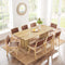 Amistad 86" Wood Dining Table