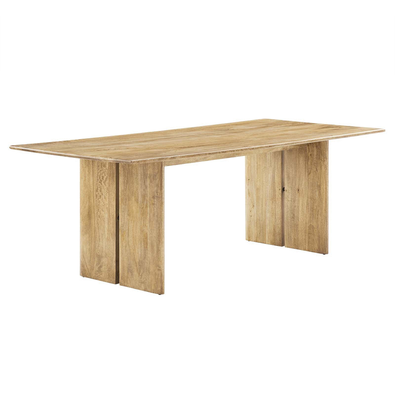 Amistad 86" Wood Dining Table