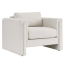 Visible Boucle Fabric Armchair