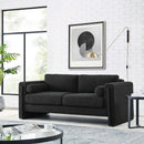 Visible Boucle Fabric Sofa