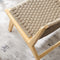 Saoirse Woven Rope Wood Accent Lounge Chair